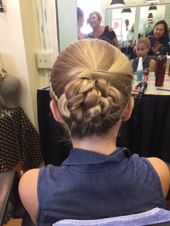Braided updo